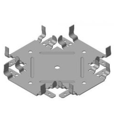 Соединитель крестовой одноуровневый для CD-60 "Краб" (0,65мм)