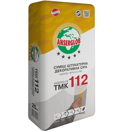 Штукатурка декоративная Ансерглоб ТМК-112,"Короед", 25кг