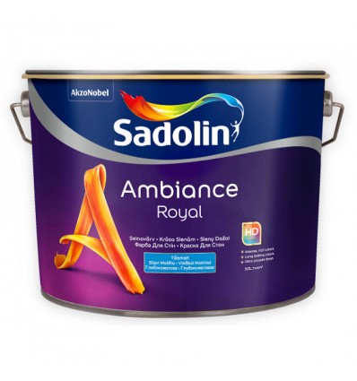 Sadolin Ambiance Royal глубокоматовая краска для стен и потолков, 10л