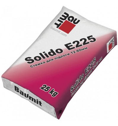 Стяжка пола Baumit Solido E225,40 кг
