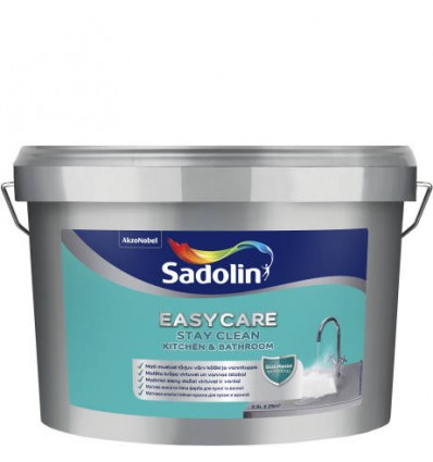 Sadolin EasyCare Kitchen&Bathroom матова вологостійка фарба для стін та стелі