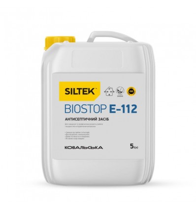 Siltek E-112 Biostop Засіб антисептичний для мінеральних поверхонь, 5л
