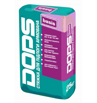 Полипласт Усиленная стяжка пола DOPS BASIS
