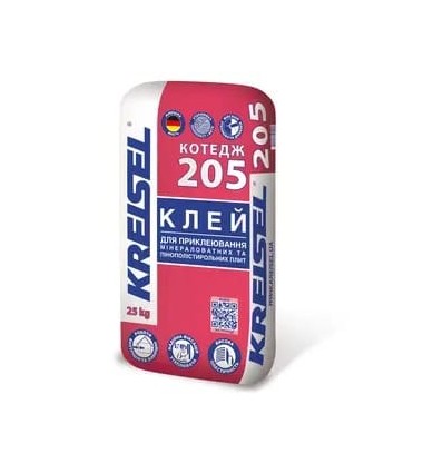 Kreisel 205 Котедж клей для приклеювання МВ та ППС плит Крайзель, 25кг