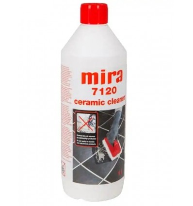 Mira 7120 ceramic cleaner кислотний концентрат для видалення цементного розчину, фуги, іржі, 1 л